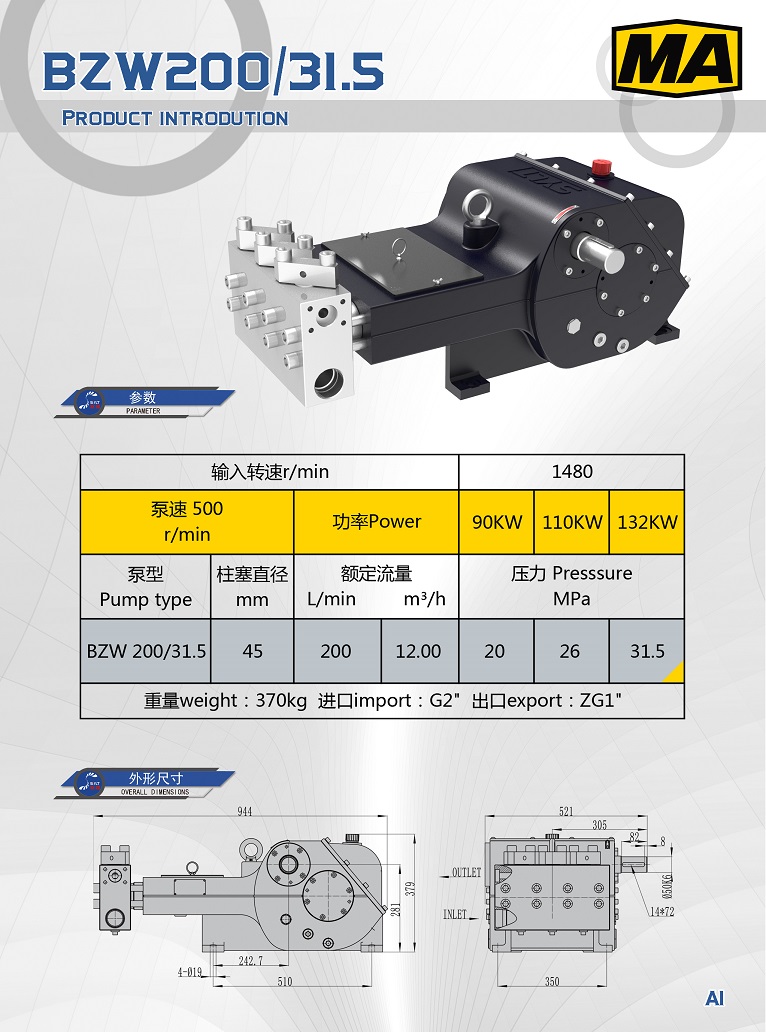 BZW200-31_5高壓泵